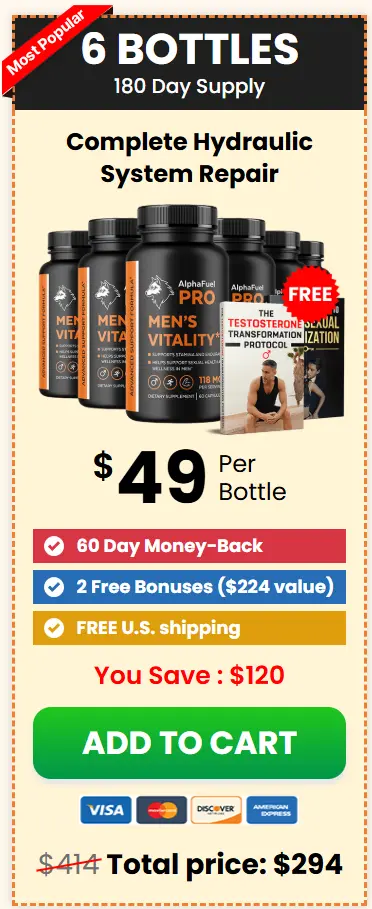 AlphaFuel Pro - 6 Bottle